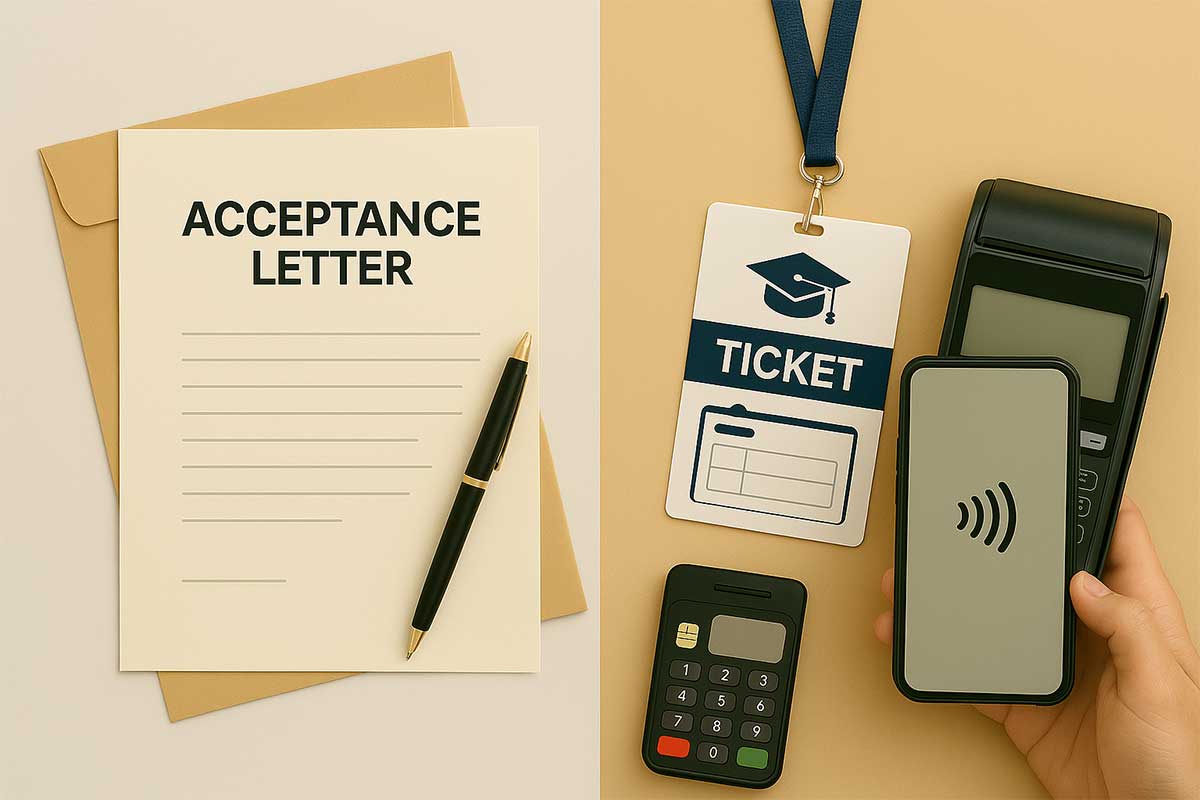 تفاوت Acceptance Fee و Conference Fee