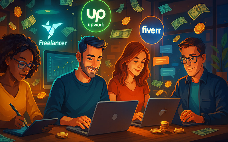 بهترین سایت های فریلنسری خارجی برای درآمد دلاری فریلنسرهای ایرانی