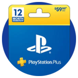 گیفت کارت پلی استیشن پلاس